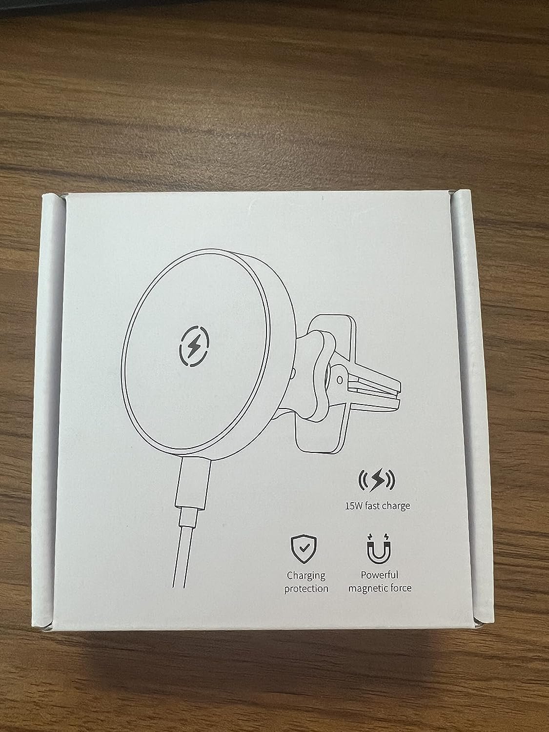 Fast Charging Auto-Alignment Magnetic Wireless Car air vent Charger Mount,Stick on The Dashboard for iPhone 14
