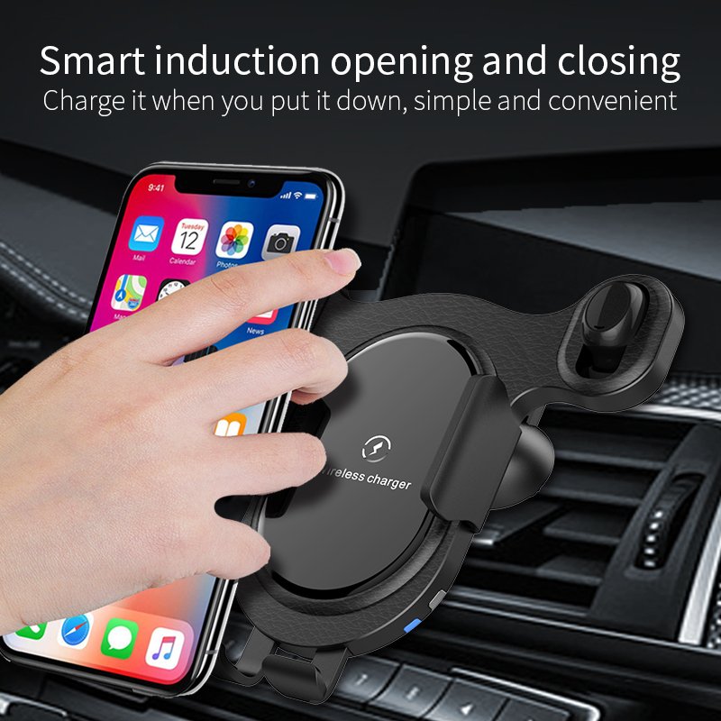 2020 New Trending Product Cargador Inalambrico FAST Charging 15W Car Holder Wireless Charging Car Wireless Charger Holder