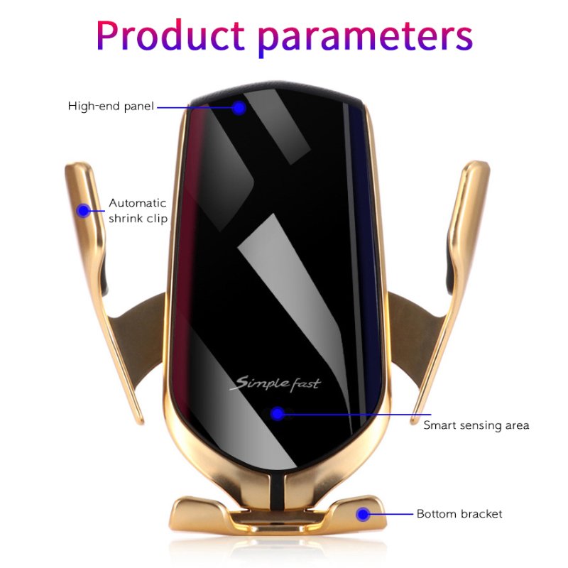 New Product Car Charger Factory Wholesale Phone Holder 10W Car Wireless Charger Charging For Iphone