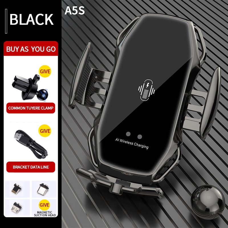 Illuminated Logo Car Wireless Magnetic Universal Phone Holder Charger For All Phone