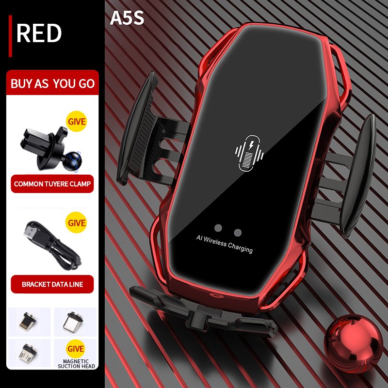 Illuminated Logo Car Wireless Magnetic Universal Phone Holder Charger For All Phone