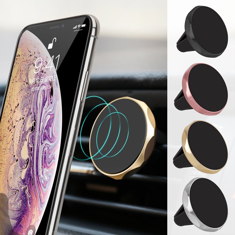 Logo Custom Air Vent Dash Flexible Car Cell Phone Holder Mini 360 Strong Magnetic Phone Holder Car Mount