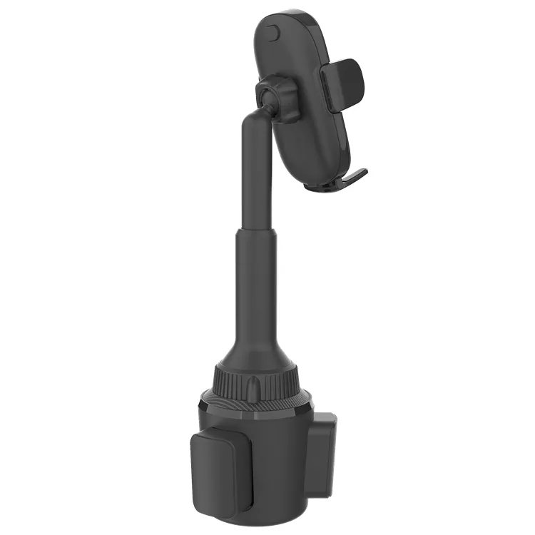 Height Adjustable 360 Rotatable Solid Cup Holder Phone Mount for Car Truck with Quick Extension Long Arm Car Cup Holder