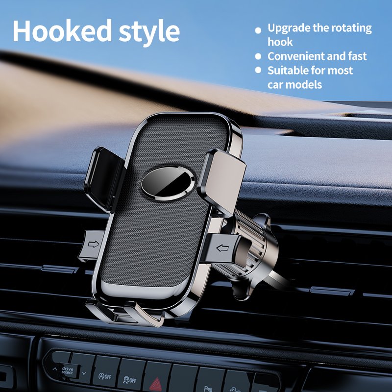 Multifunctional Car Phone Holder Self-Adhesive Air Outlet Hook Type Instrument Panel Suction Cup Car Mount Combination