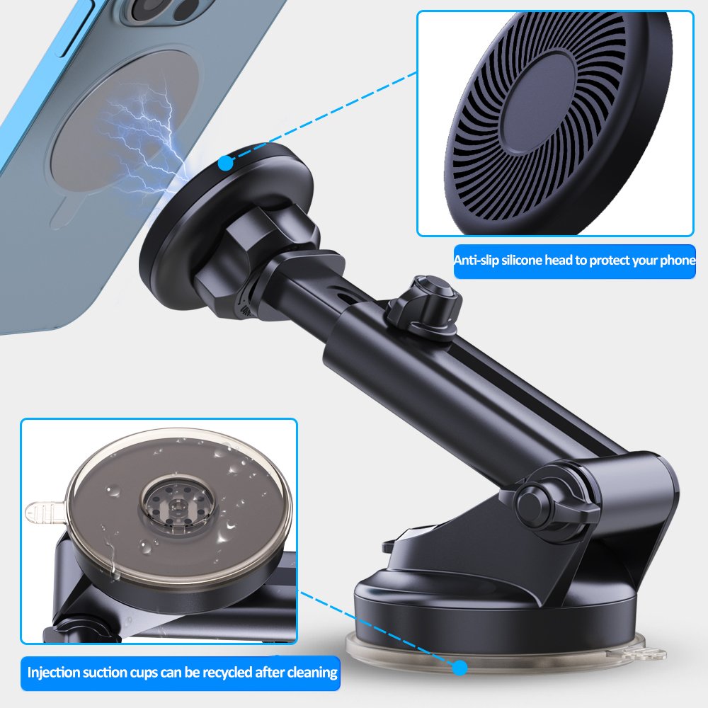 Universal dashboard car phone holder 360 rotatable suction cup cellphone mount car cell phone holder phone car holder