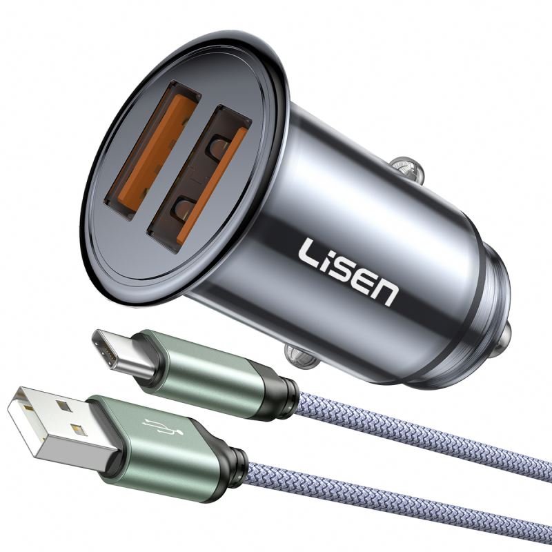 Lisen 3 In 1 Car Wireless Charger Holder 10W Wireless Charging Car Mount Fast Qi Wireless Car Charger