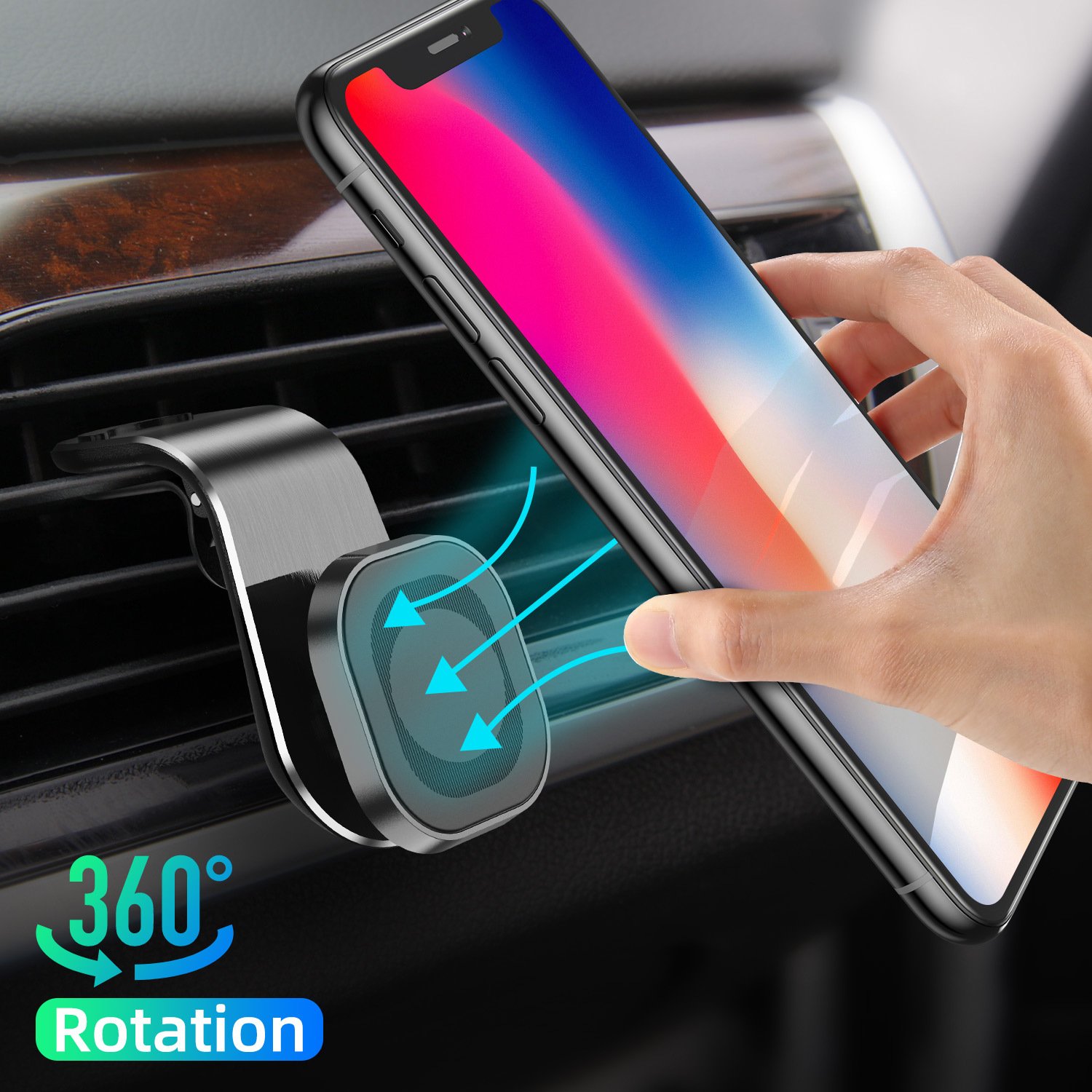 Top selling mini Car Holder Dashboard Paste Magnet Car Phone Holder phone holder in Car Support Stand for iPhone Android phone