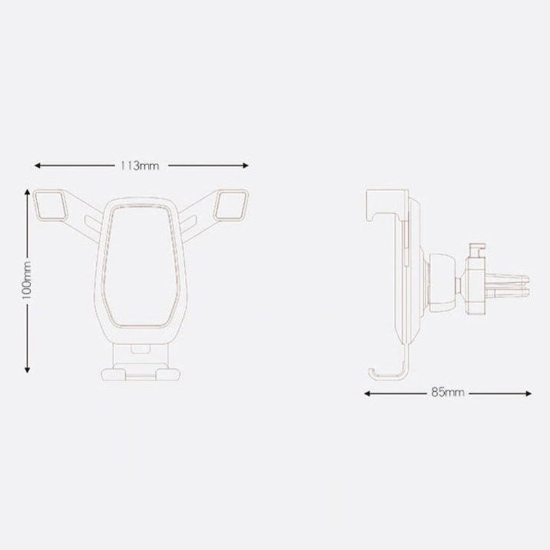 Car Mobile Phone Holder Bracket GPS Stand 360 Degree Rotatable Mount