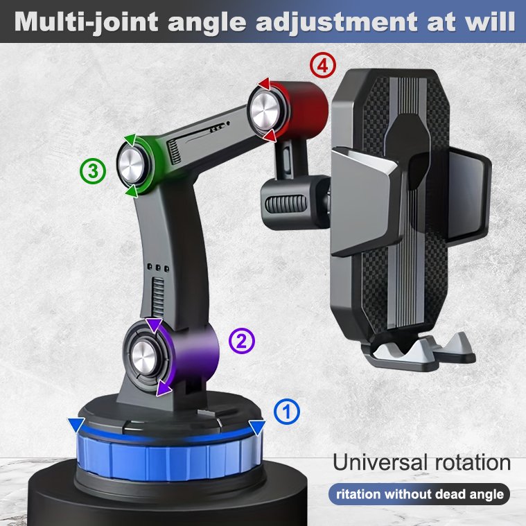 360 Rotating Adjustable Portable Car Mobile Phone Cellphone Stand Brace Holder