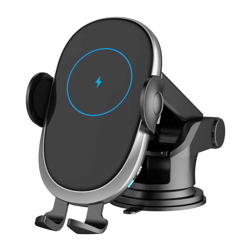 Magnetic Charging Mobile Phone Car Holder 15W Wireless Car Charger Mount Auto-sensing Phone Holder Stand Charger Technology C6
