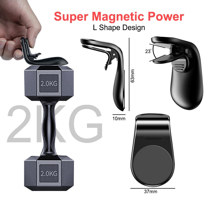 Universal Magnetic Air Vent Car Cell Phone Holder cellphone Dashboard Clip Magnet Mobile Phone Stand Mount for Car iphone
