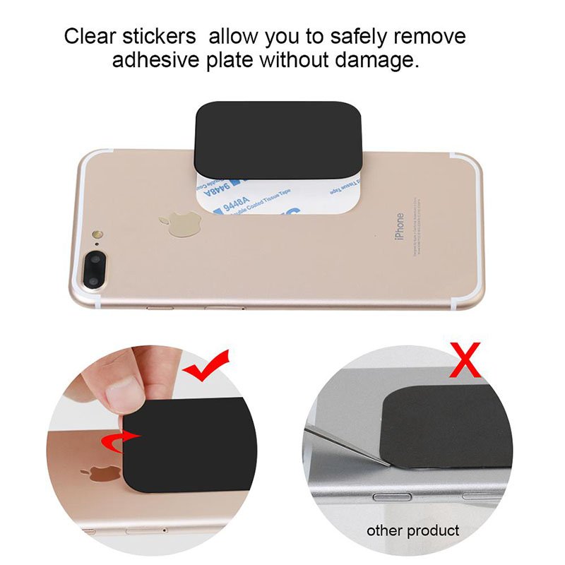 Hot Selling Magnetic Magnet Holder Accessories Replacement Rectangular Metal Plate for Magnetic Car Phone Holder