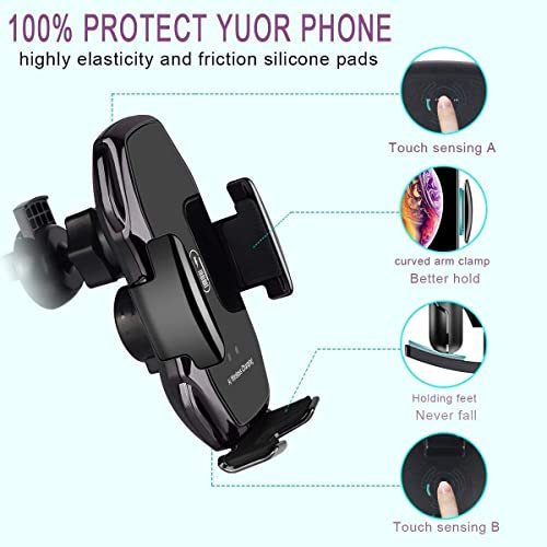 10W Fast Wireless Car Charger and Bracket DENT A5 Infrared Smart Sensor Mobile Phone Holders with Vent