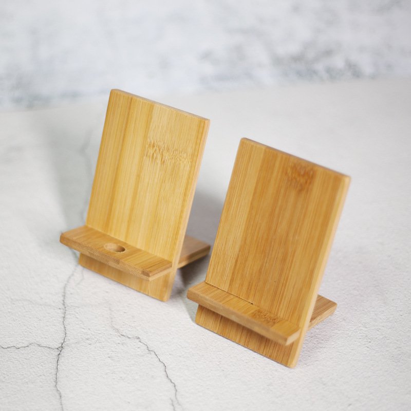 Phone Stand Style Phone Bamboo 2024 Export Quality Certification Application for All Modern Desktop Stand Mobile Phone Universal