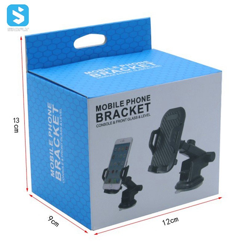 Universal Hot Sale One Touch Retractable Car Mount Phone Holder with Suction Cup Car Phone Holder