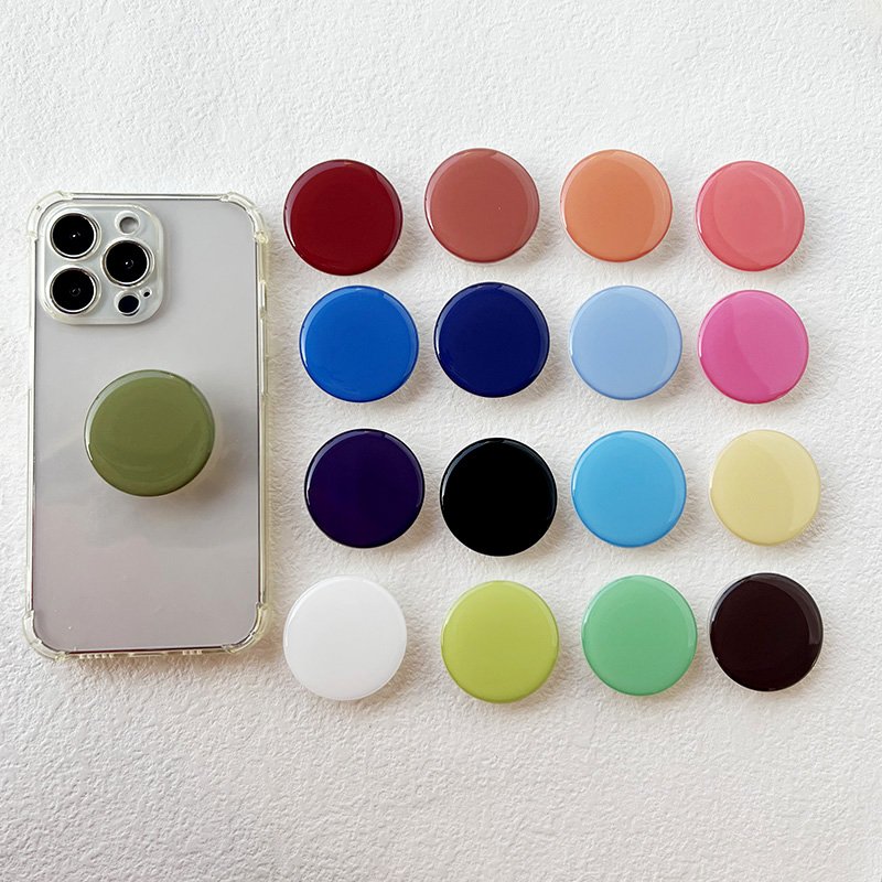 Popular Phone Socket Griptok Foldable Eject Mobile Phone Holder Stand Epoxy Resin Phone Grip Customized