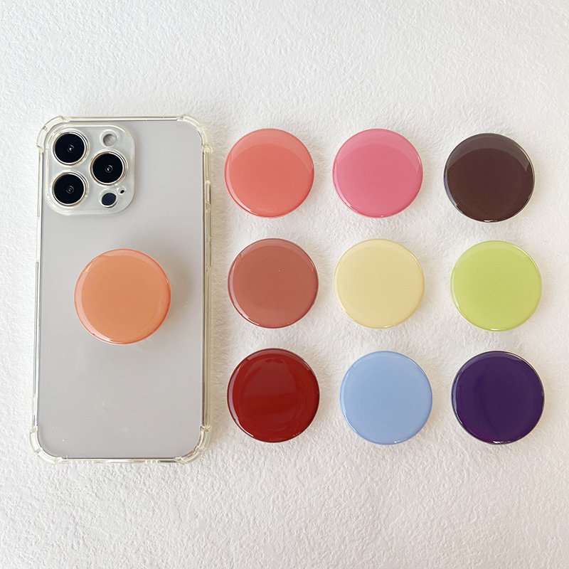 Popular Phone Socket Griptok Foldable Eject Mobile Phone Holder Stand Epoxy Resin Phone Grip Customized