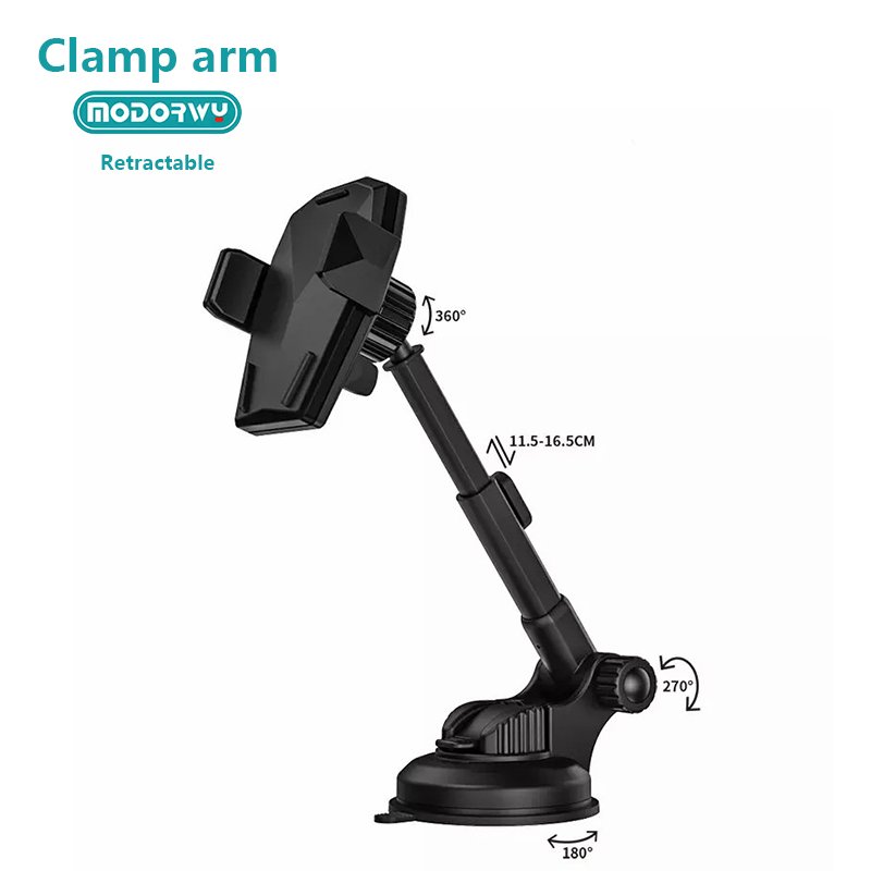 Universal Car Mobile Phone Holder 3.5-6" Long Arm Magnetic Adjustable Phone Holder For car dashboard MODORWY