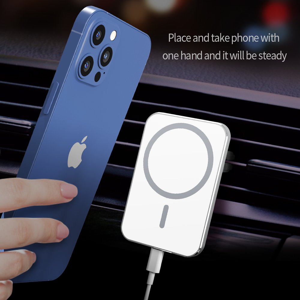 Competitive Price Strong Magnet Wireless Charger 15W Wireless Car Mount Charger For iPhone