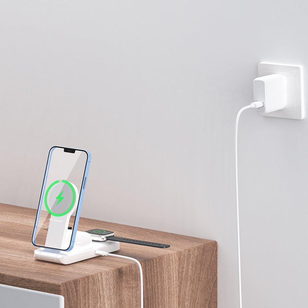 Trending Product 3 in 1 Magnetic Multi-function Car Wireless Charger Holder 15 Watt Eco Friendly Wireless Charger