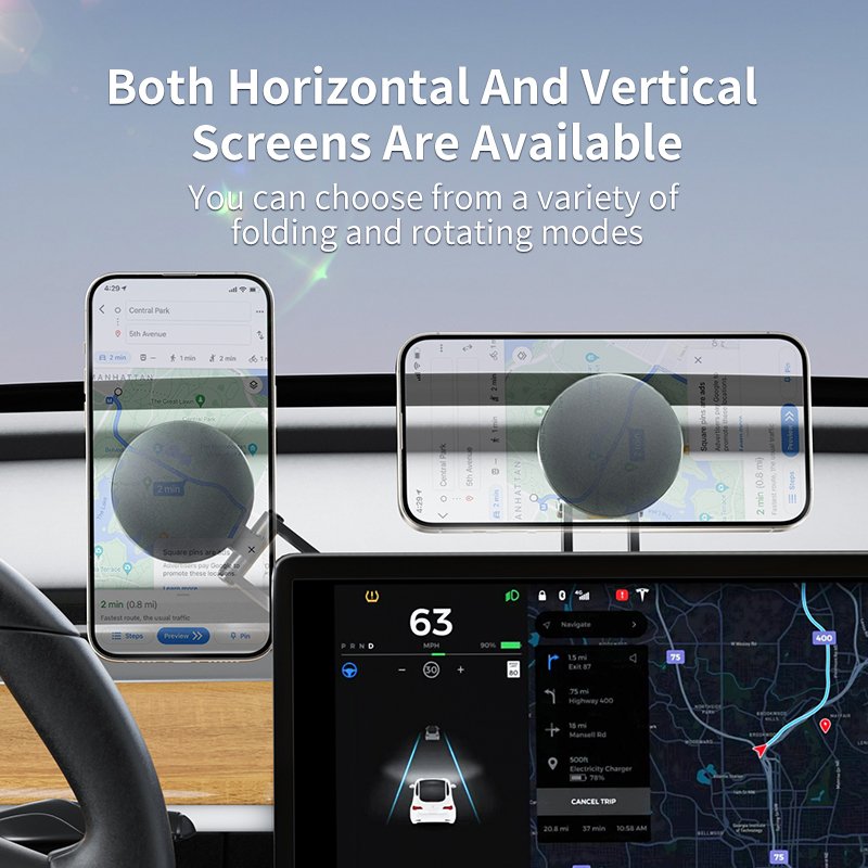 360 Degree Strong Magnetic Car Dashboard Mount Phone Holder Portable Waterproof Flexible Car Phone Holder for Home Desk or Sport