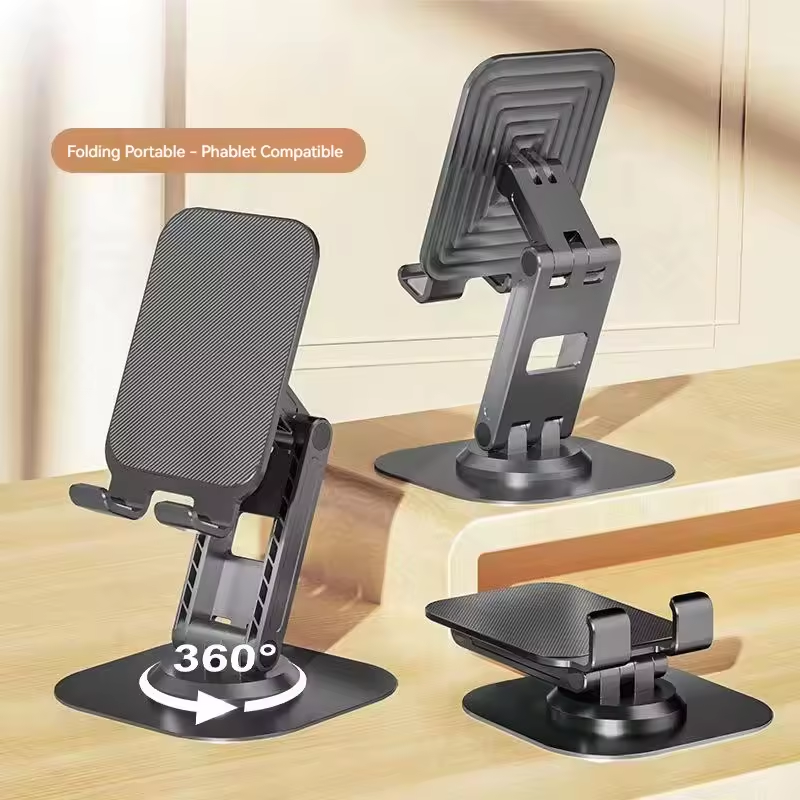 Hot selling T9-2 Rotating 360 degree flexible Desktop Lazy Phone Tablet Universal Folding Mobile Desktop Holder