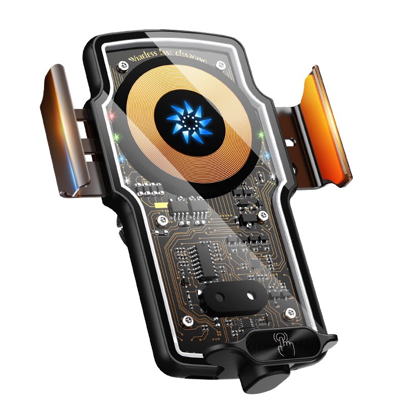 Yipin 2024 New Arrivals 360 Rotation Wireless charger car holder Air Vent Mobile Stand Car Phone Holders For Car Mount
