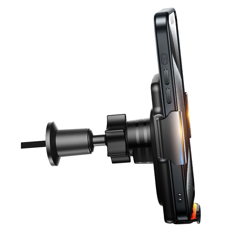 Yipin 2024 New Arrivals 360 Rotation Wireless charger car holder Air Vent Mobile Stand Car Phone Holders For Car Mount
