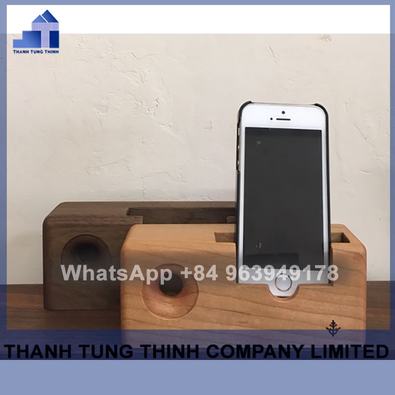 TREND 2024 Vietnamese Wooden Mobile Phone Holder As Friendly Gift contact +84 937545579