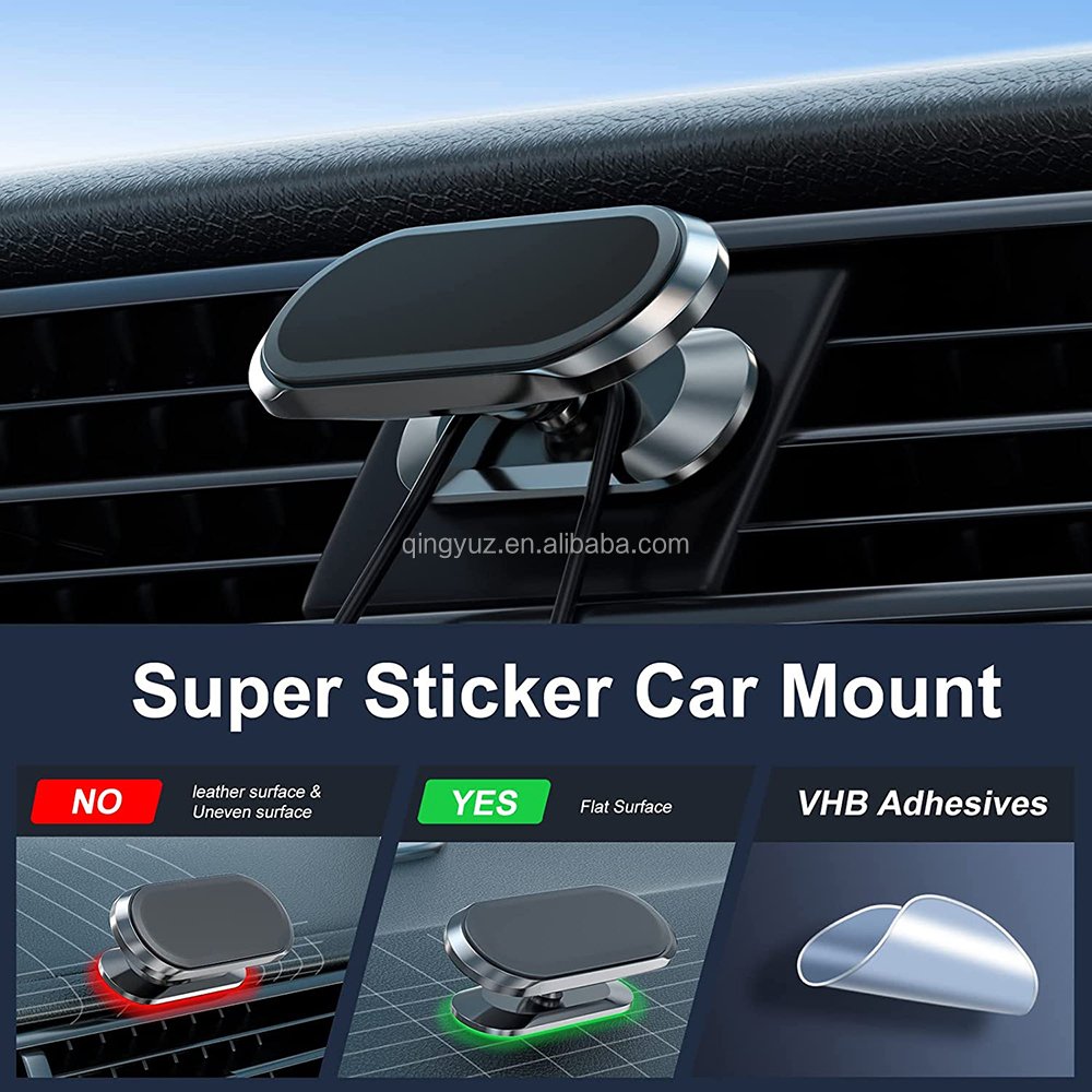 Super Strong Premium Magnetic 360 Rotating Car Phone Holder For iPhone 14 13 12 Pro Max Magnet GPS Car Support Mount