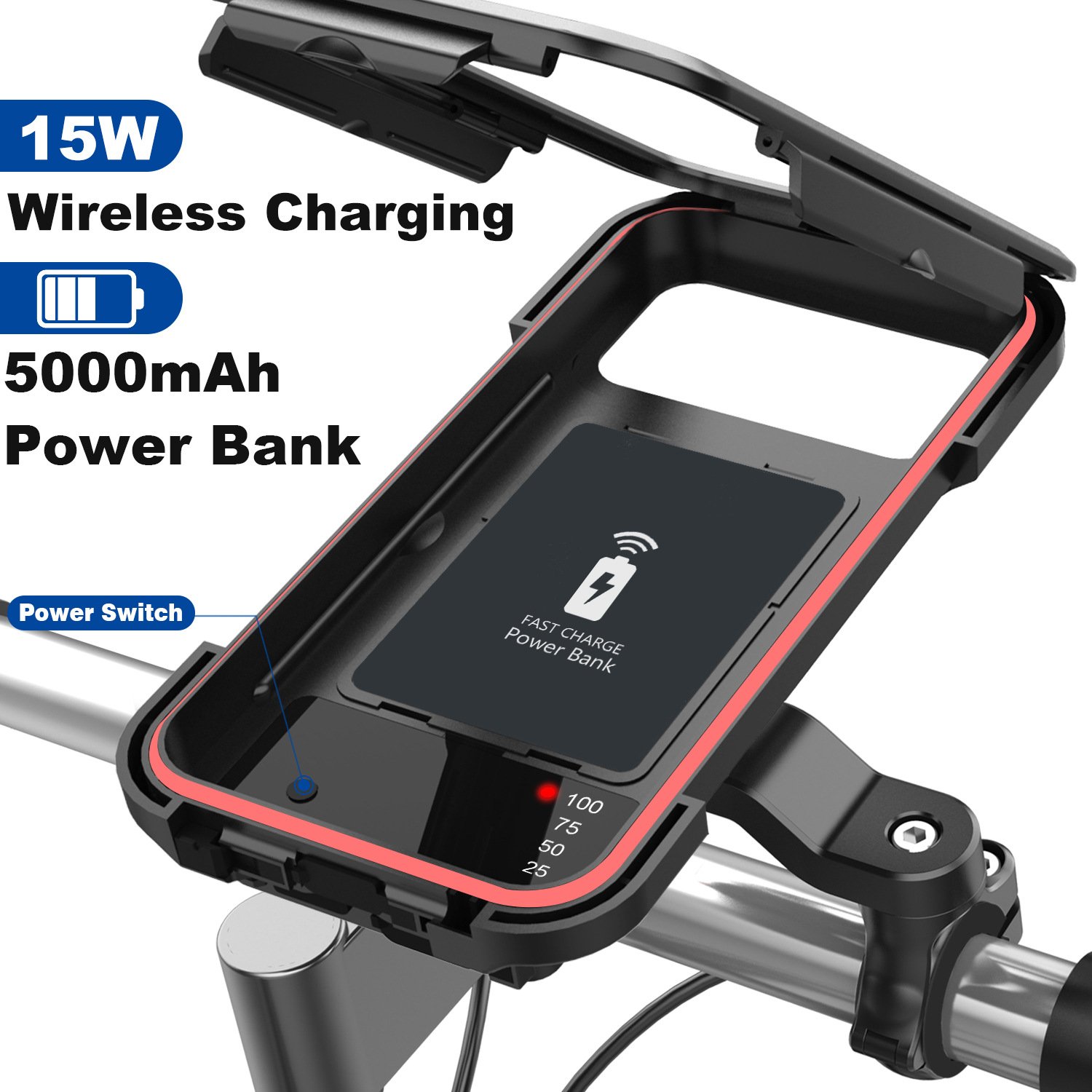 Wholesale Factory Direct Waterproof Universal 360 Degree Bicycle Motorcycle Mobile Accessories bike mobile phone Holder