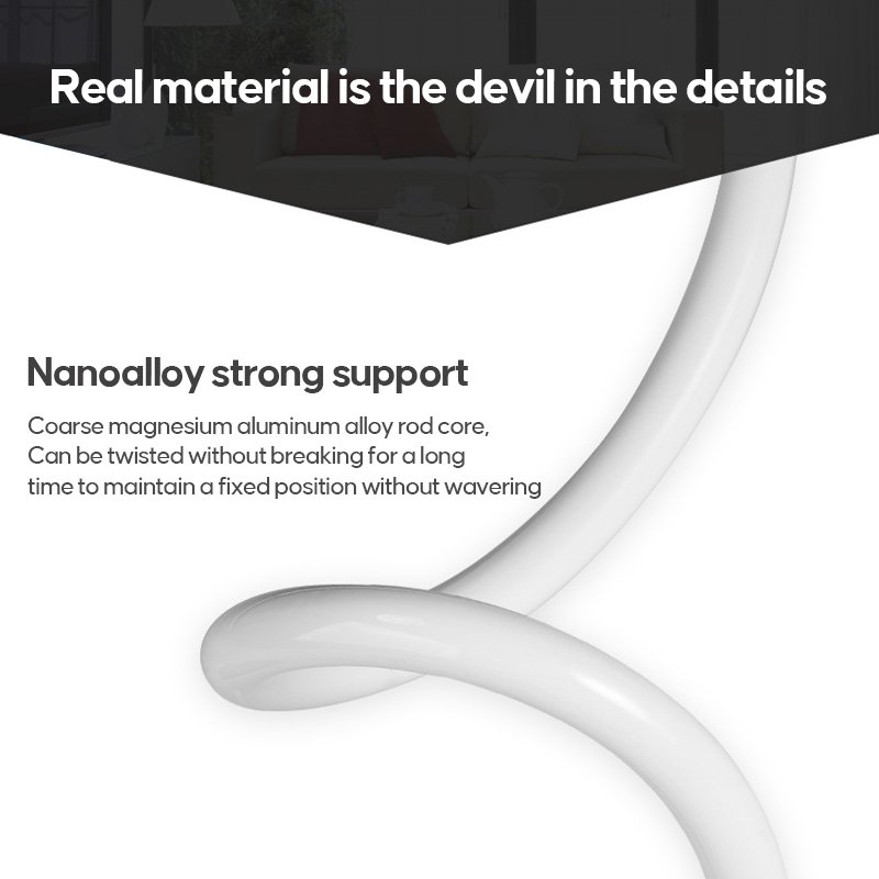 360 Degree Mobile phone Desk holder Adjustable Aluminum alloy thick Tablet Phone Mount Flexible Long Arm Phone Mount