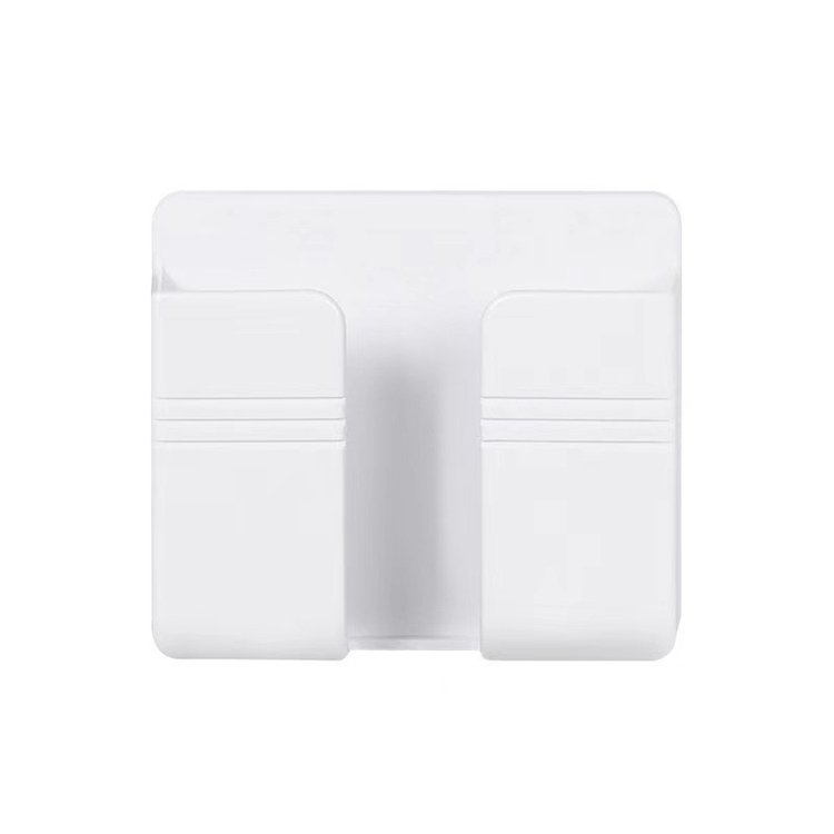 Free Wall Mounted Organizer Storage Box Remote Control Mounted Mobile Phone Plug Wall Holder Charging Multifunction hook