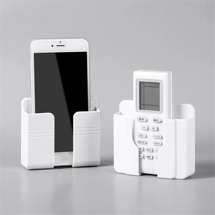 Free Wall Mounted Organizer Storage Box Remote Control Mounted Mobile Phone Plug Wall Holder Charging Multifunction hook