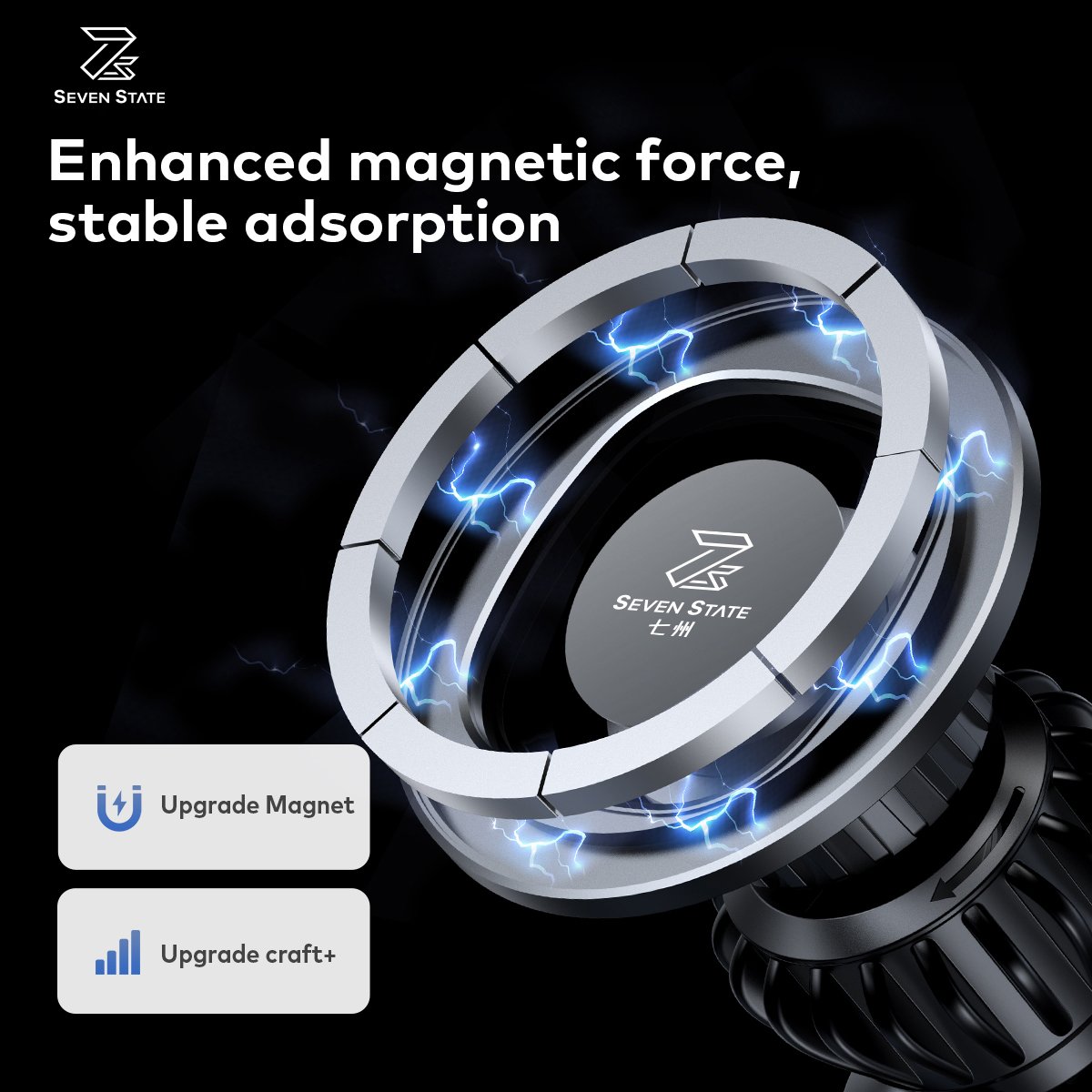 Car Magnetic Phone Holder,Super Strong Magnet Car Mount,Car Phone Holder Universal in Car Air Vent /Dashboard/Windshie