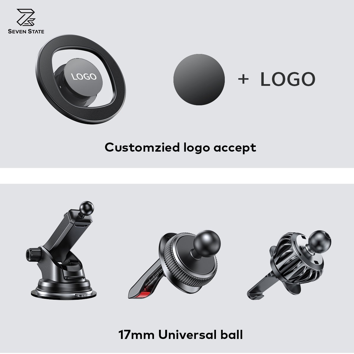 Car Magnetic Phone Holder,Super Strong Magnet Car Mount,Car Phone Holder Universal in Car Air Vent /Dashboard/Windshie