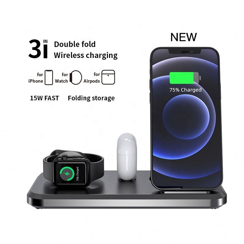 Brand New Phone Holder Custom Logo 15 W Car Cup Charge Three Device Self Heating Coffee Mug With Wireless Charger