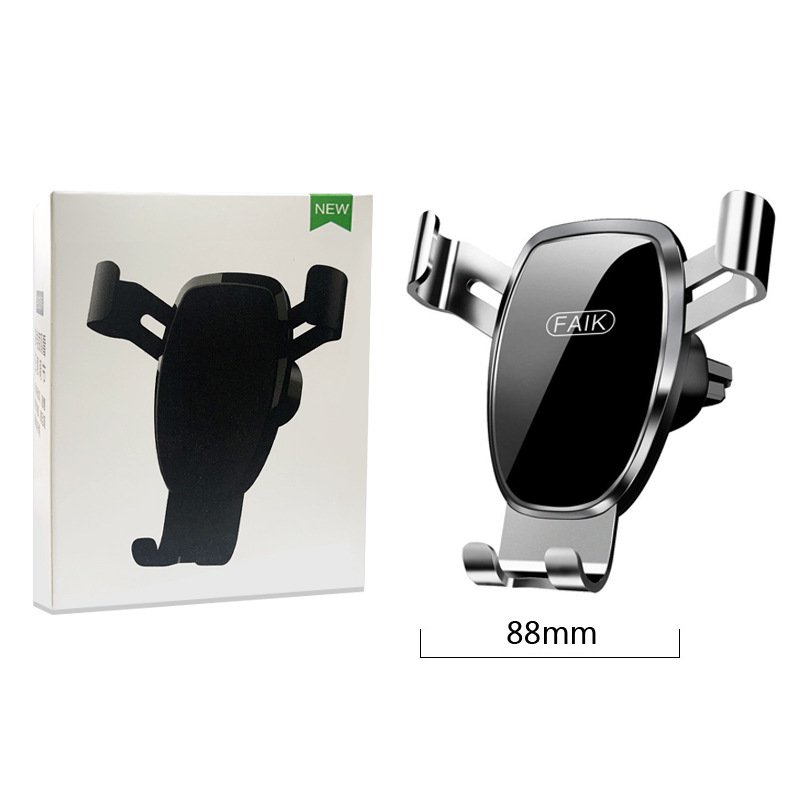 RTS 2025 ODM/OEM Universal Mobile Phone Holder Black Customizable Logo Dashboard Car Phone Holder