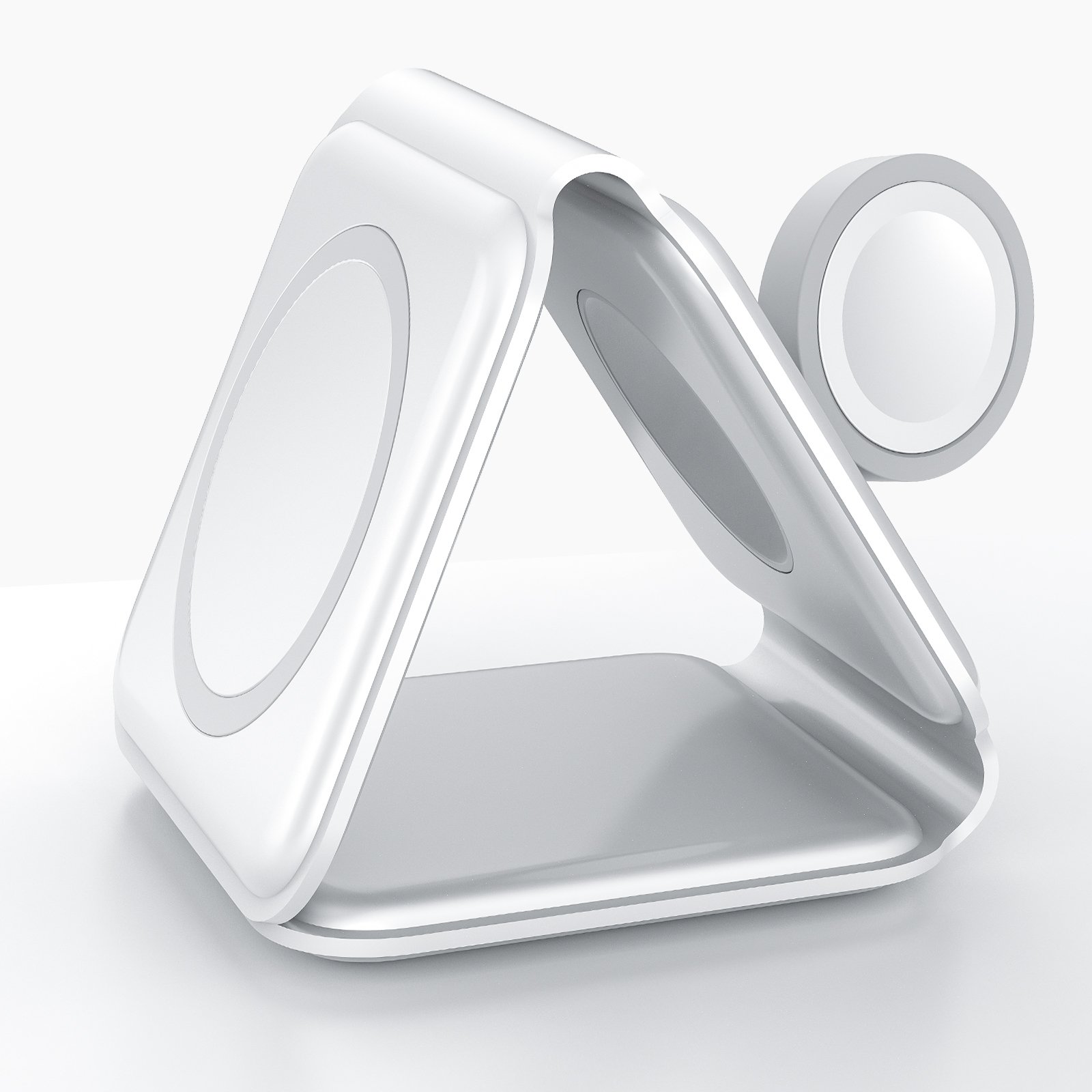 New Adaptive Magnetic Three-in-One Wireless Charger Stand for Apple Watch Headset Mobile Phone Wireless Charging Adapter