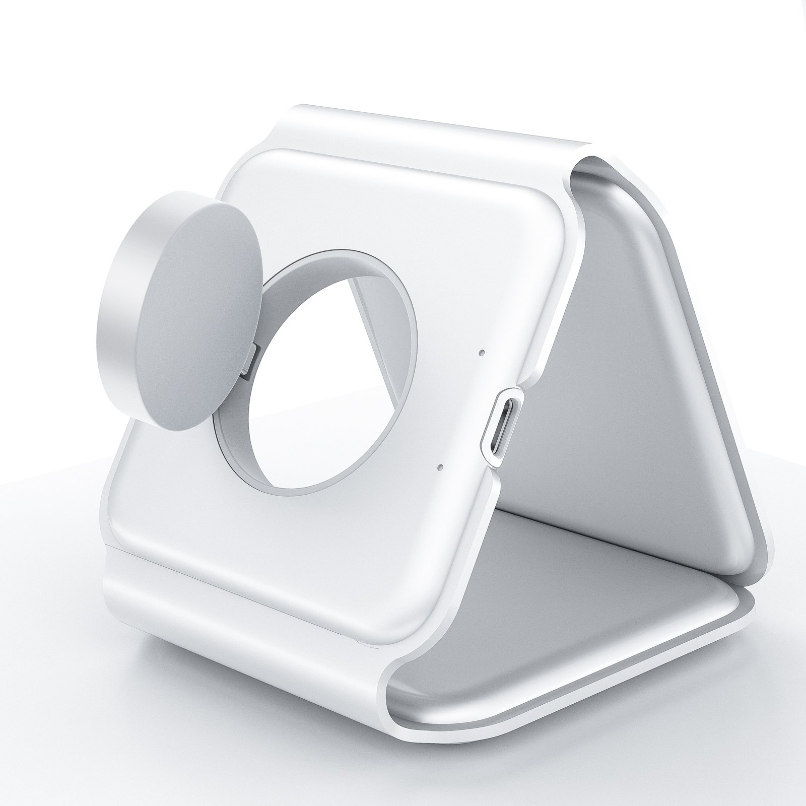 New Adaptive Magnetic Three-in-One Wireless Charger Stand for Apple Watch Headset Mobile Phone Wireless Charging Adapter