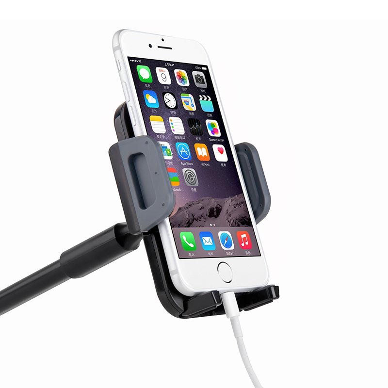 UPERGO Universal Gooseneck Car Mobile Phone Holder 3.5-6" Long Arm Mount Phone Holder For Car