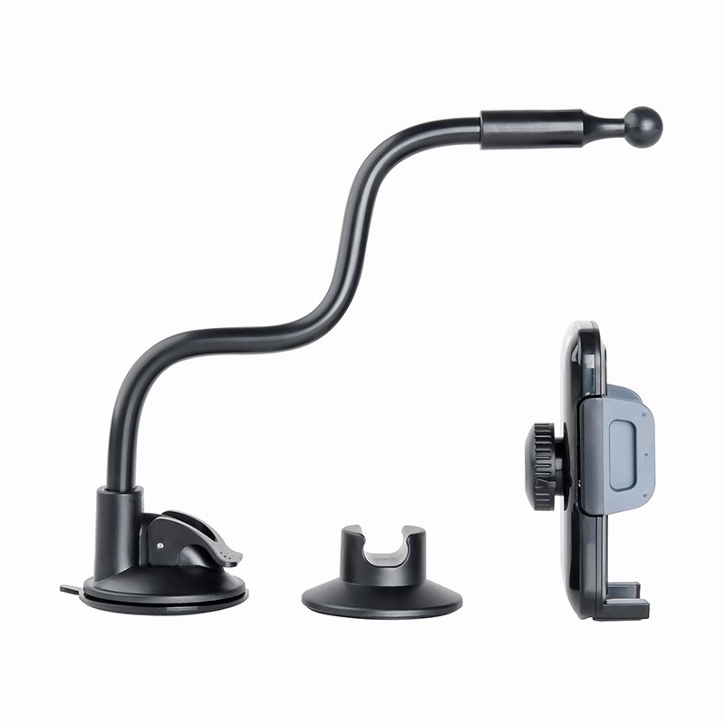 UPERGO Universal Gooseneck Car Mobile Phone Holder 3.5-6" Long Arm Mount Phone Holder For Car