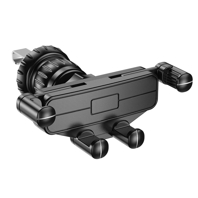 stable 360 degree rotating plastic smart phone cell mobile holders bracket L hook clip universal car air vent mount phone holder