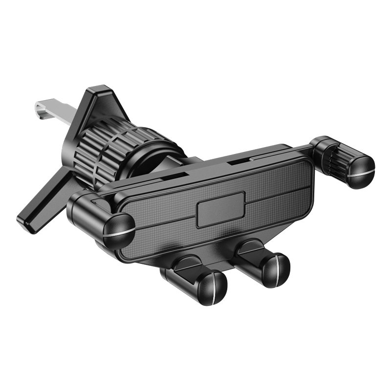 stable 360 degree rotating plastic smart phone cell mobile holders bracket L hook clip universal car air vent mount phone holder