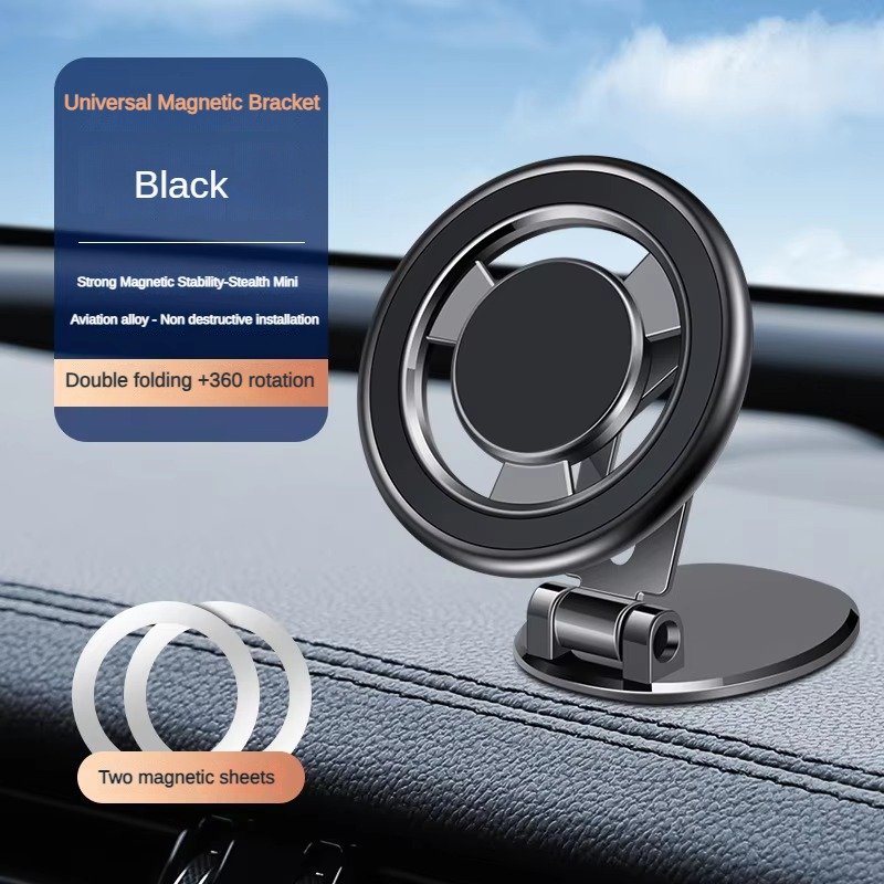 Yipin 2024 New Arrivals 360 Rotation magnetic Phone car holder Mobile Stand Dashboard Mount Car Phone Holders For Car