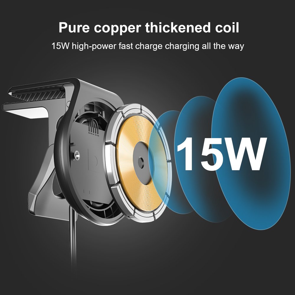 ODIER Magnet Holder Charging Function Magnetic Auto Phone Holder Magnetic Car Holder