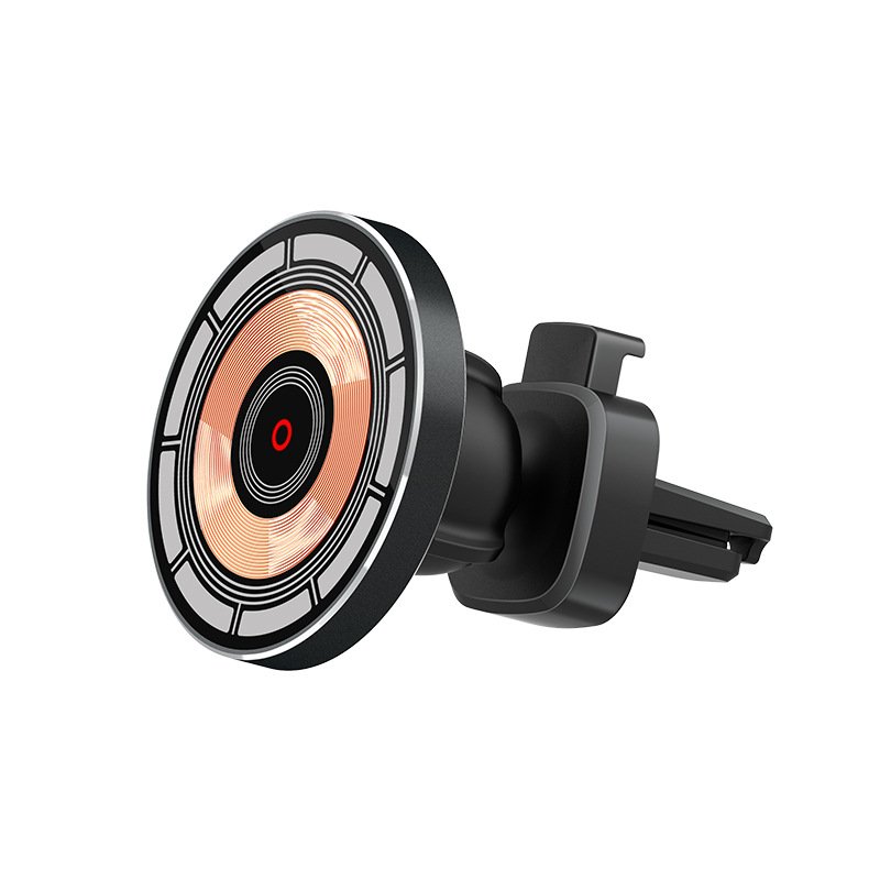 Wholesale Mobile Phone Holder With Wireless Charger for Cars 360 Degree Rotatable Phone Magnetic Mount for Iphone 14 13 12