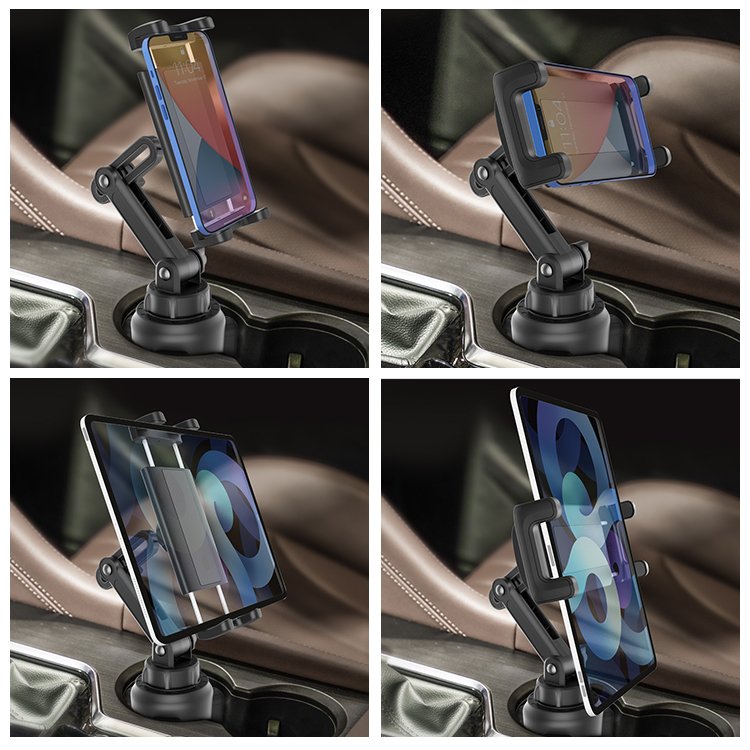 Best sale Universal Car Styling Cup Holder 360 Angle Adjustable Flexible And Long Telescopic Arm Smart Car Phone Mount