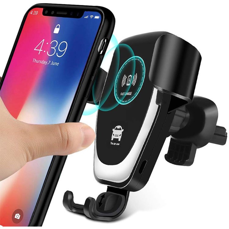 Qi Car Holder Wireless Charger 10W Fast Charging Wireless Charger For Phone