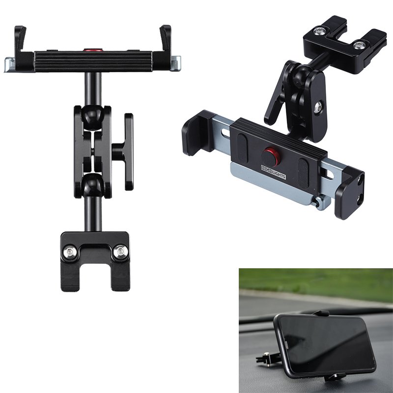 Metal Phone Car Holder Air Outlet Vent Mount Car Holder Stand Smartphone Car Mount Mobile Phone Holder Bracket